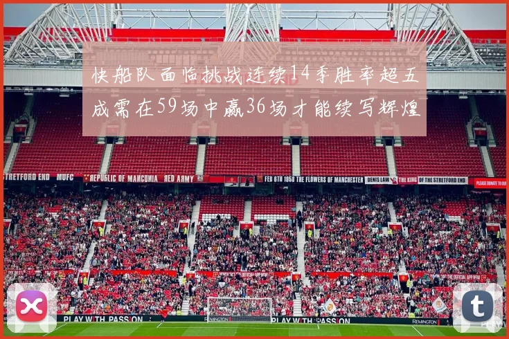 快船队面临挑战连续14季胜率超五成需在59场中赢36场才能续写辉煌